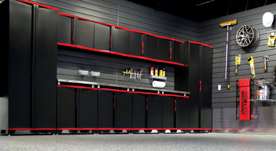 Custom Garage Solutions - Proslat Cabinets 